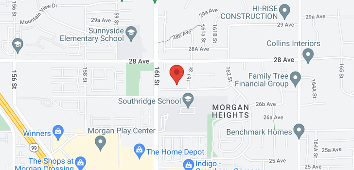 map of 16061 27A AVENUE